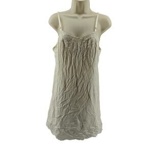 Vanity Fair Above the Knee Dress Slip Beige Size Small 32 Lingerie